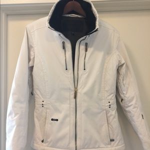 Spyder ski jacket 6 white black inside